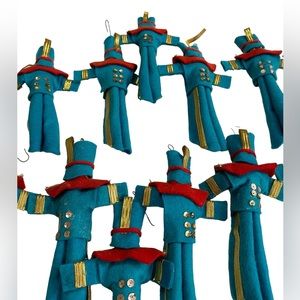 ***HOST PICK*** Handmade Toy Soldiers Ornaments Vintage